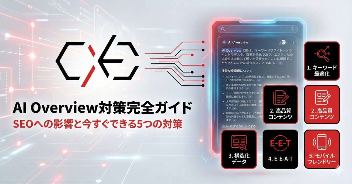 AI Overview対策完全ガイド｜SEOへの影響と今すぐできる5つの対策